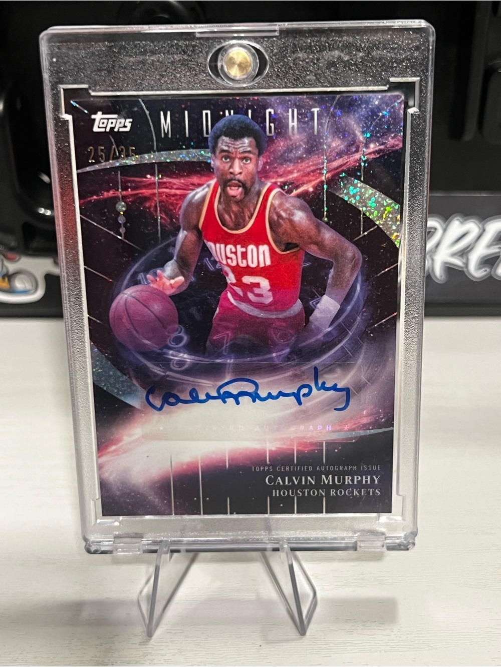Calvin Murphy auto /35 card